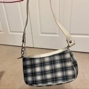 2000s inspired plaid handbag